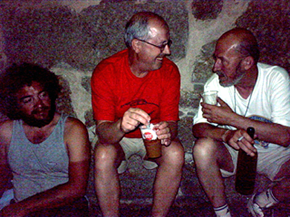 José Ant., Paco y Bartolo de izq. a drcha.